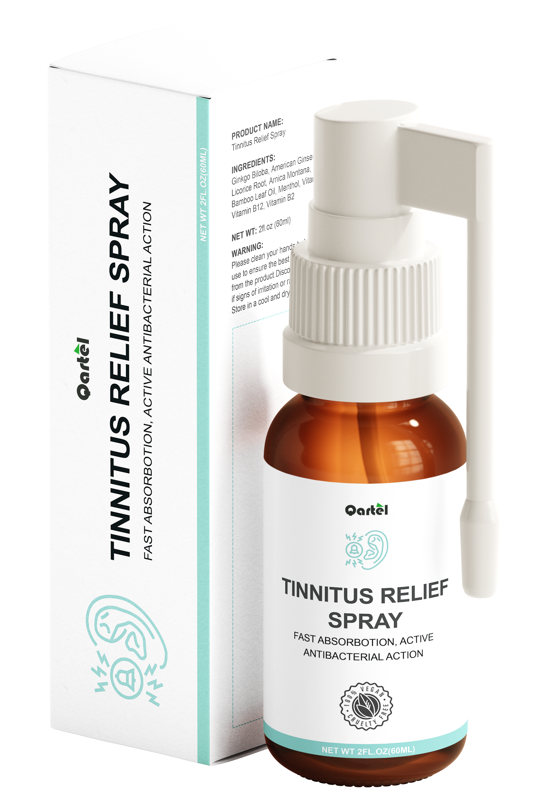 Qartel™ Tinnitus Relief Spray